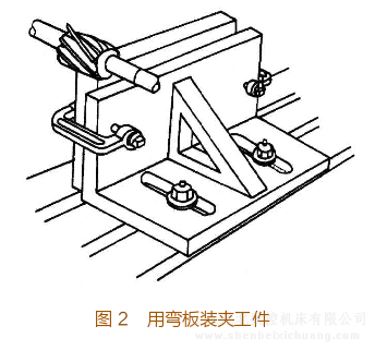 铣床用弯板装夹工件